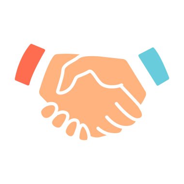 El sıkışma çizgisi simgesi. Anlaşma, ortaklık, iş birliği, işbirliği, selamlama, anlaşma, sözleşme, birlik, takım çalışması, işbirliği, bağlantı, saygı, müzakere, bağlılık, güven, ittifak, başarı