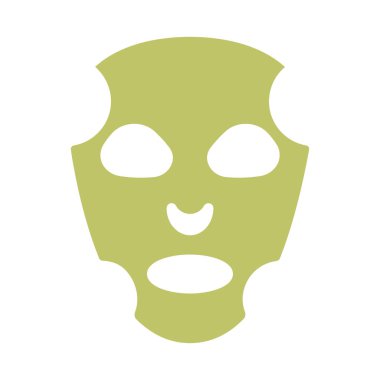 Spa maske çizgisi simgesi. Cilt bakımı, güzellik, rahatlama, sağlık, yüz bakımı, susuzluk, gençleşme, yaşlanma önleme, temizlik, terapi, spa tedavisi, sağlık, parlaklık, sakinleşme, tedavi