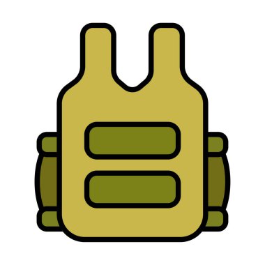 Kurşun geçirmez yelek çizgisi ikonu. Zırh, koruma, güvenlik, ordu, savunma, gövde, yelek, güvenlik, kurşun geçirmez, taktik, teçhizat, çatışma, polis, yasa, uygulama, savaş, teçhizat, kurşun, yelek.