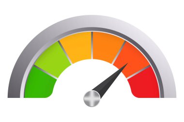 Metal çerçeveli çok renkli bir ölçek. Ölçüm, ölçüm, ok, veri aktarım hızı, hız göstergesi, yüksek hız, sıcaklık, termometre, tıbbi, mühendislik cihazı, glucometre, sağlık izleme cihazı