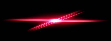 Kırmızı ışık yandı. Yoğun parlaklık çizgileri, parlak mavi parlaklık, soyut aydınlatma, fütüristik ışık efekti, radyoaktif enerji, dinamik ışın, modern tasarım, canlı görsel efekt.