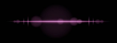 Mor lazer çizgisi ikonu. İnce parlak çizgi, yoğun kırmızı aydınlatma, fütüristik ışın etkisi, soyut ışık tasarımı, enerji atımı, minimum görsel, modern ışıklandırma dekoru.