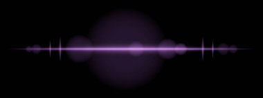 Mor lazer çizgisi ikonu. İnce parlak çizgi, yoğun kırmızı aydınlatma, fütüristik ışın etkisi, soyut ışık tasarımı, enerji atımı, minimum görsel, modern ışıklandırma dekoru.