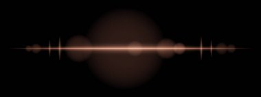 Turuncu lazer hattı ikonu. İnce parlak çizgi, yoğun kırmızı aydınlatma, fütüristik ışın etkisi, soyut ışık tasarımı, enerji atımı, minimum görsel, modern ışıklandırma dekoru.