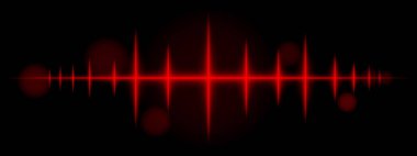 Mavi nabız dalgası. Dinamik parlayan dalga formu, keskin sivri sivri uçlar, fütüristik ışık tasarımı, enerji sinyali, soyut aydınlatma, modern dekor, minimal görsel efekt