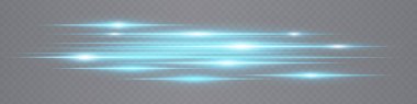 Şeffaf arkaplanda izole edilmiş turkuaz neon parlamalar. Soyut parlaklık çizgileri fütüristik UI tasarımı, dijital efektler, teknoloji projeleri için idealdir. EPS vektör illüstrasyonu.