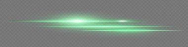 Yumuşak parıltı ve şeffaflıkla parlak yeşil ışık çizgileri. Hareket efektleri, geleceksel geçişler, hızlı hareket vurguları, ışık hızı simülasyonu ve dijital tasarım unsurları için ideal.