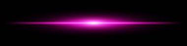Mor ışık patlaması. Yumuşak kenarlı, parlak çekirdekli yatay ışınlar, siyah arka planda radyal ışın gradyanı. Gelecek için elverişli, enerji, bilim kurgu, teknoloji, hız, flaş.