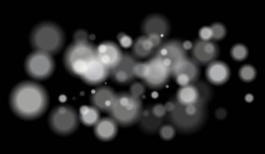 Çok renkli, mor, mavi, pembe arkaplanda yüzen bokeh parçacıkları, neşeli ya da rüya gibi soyut kompozisyon oluşturur..