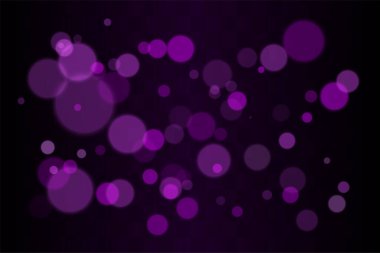 Bokeh hazır. Bulanık halkalar rastgele dağıtılmış. Yumuşak odaklı. Koyu arkaplanda üstüste binen şeffaf katmanların oluşturduğu derinlik.