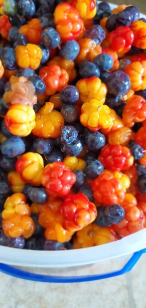 Taze meyvelerin yakın çekim