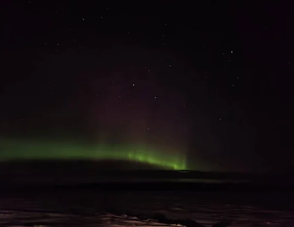 Night sky with aurora