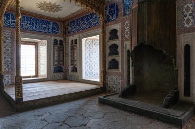 ISTANBUL, TURKEY - 25 Mart 2023: İçişleri Parçası Dilekçe Odası Popüler Turizm Merkezi