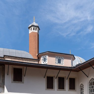 ISTANBUL, TURKEY - 25 Mart 2023: Parça Topkapı Sarayı Müzesi Popüler Turizm Merkezi