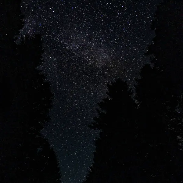 Gece gökyüzü sayısız yıldızla ve Samanyolu 'nun kozmik ışığıyla benekli.