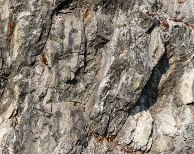 Dağ kayası yüzey dokusu yaz manzarası