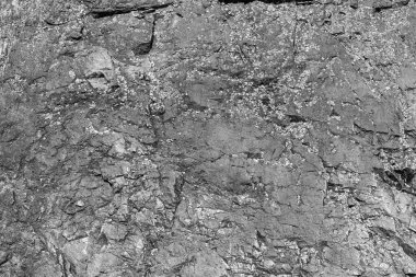 Kaya dokusu taş arka planda çatlaklar ve tasarım için kopyalama alanı