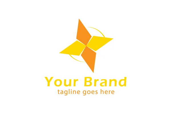 Your Brand Logo Design Template Shape Perfect Business Company Mobile — стоковый вектор