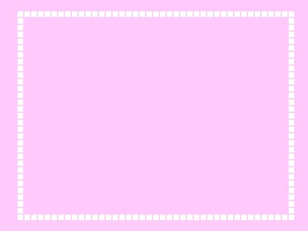 带有线条框的说明粉红 — 图库照片