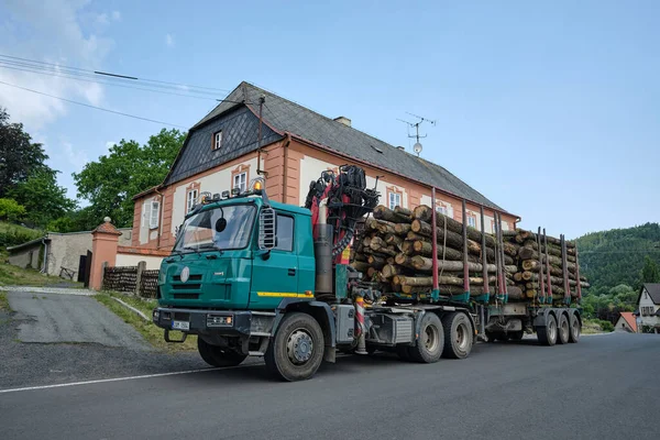 Valec Tschechische Republik Juli 2023 Tatra T815 Terrno1 Schwerlasttransporter Betrieben — Stockfoto