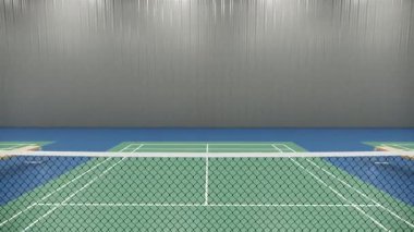 Simetrik Mahkeme Düzenli Kapalı Badminton Arenası