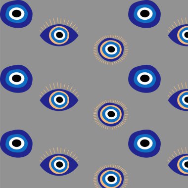 Göz deseninin sihirli sembolleri