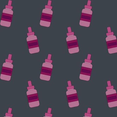 Cilt bakım ürünlerinin gri arka planında bir desen