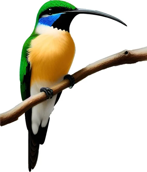 Cuteness Hummingbird Pencil Dessiner Vecteur Illustration Vectorielle — Image vectorielle