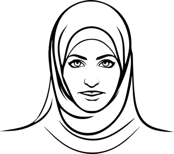fofa hijab menina dentro bem-vinda pose ou mostrando alguma coisa