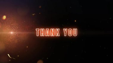 Teşekkür mesajı. Teşekkür ederim. Sunumlar, tezler, konferanslar ve diğer videolar için mükemmel. Yüksek kalite 4k görüntü