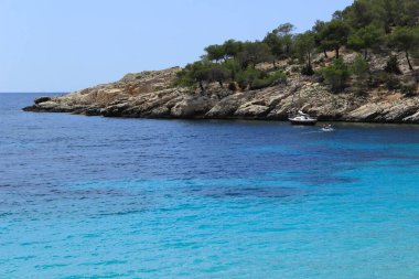 Cala d'hort and Portinatx in the magnificent island of Ibiza. Some of the most beautiful and representative beaches of the Balearics.