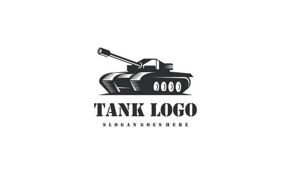 Tank Logo Tasarım Vektörü — Stok Vektör