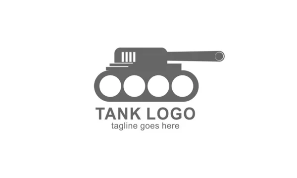 Вектор Дизайну Значка Логотипу Танка — стоковий вектор