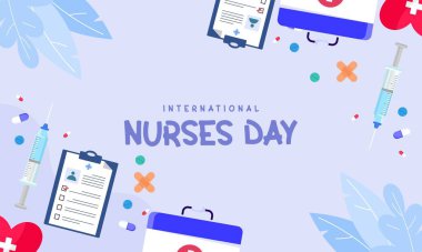 International nurses day background