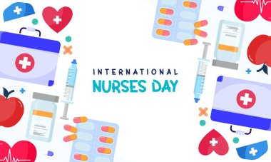 International nurses day background