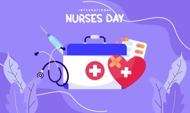 International nurses day background