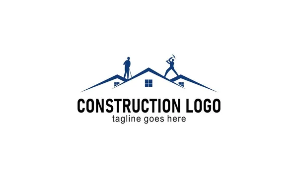 Вектор Логотипа Строительной Компании — стоковый вектор