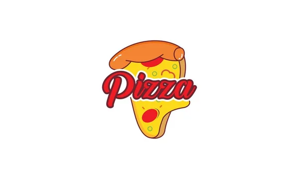 Design Logotipo Vetor Pizza —  Vetores de Stock
