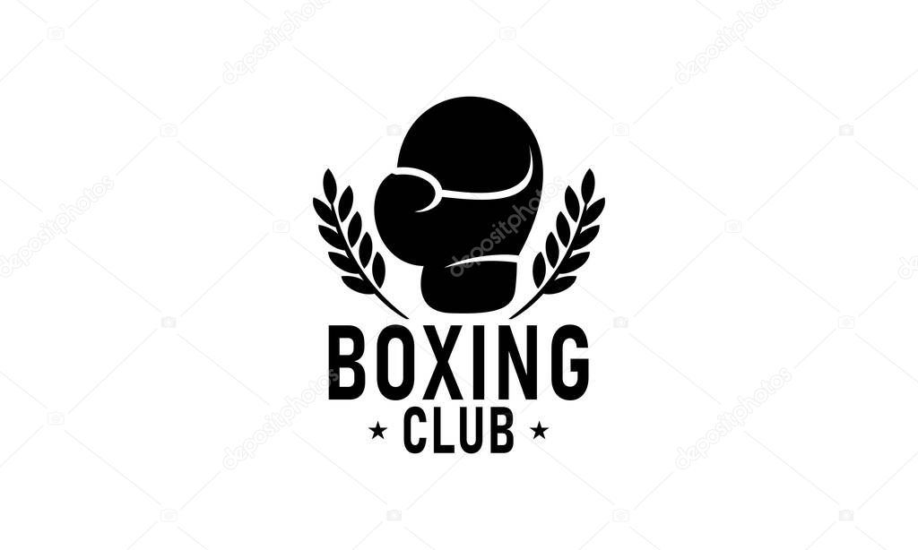 Boxing logo icon design vector