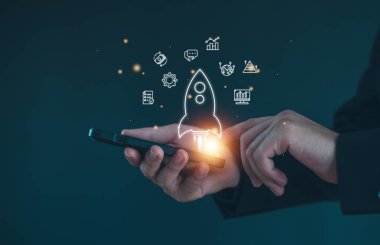 Girişimcilik fırlatma roketi havalanıp ağ hattına bağlanmaya başlıyor. Başlangıç konsepti geliştirme projesi dijital.