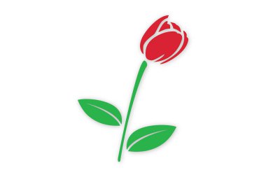 Rose. Eps file format, vector. 