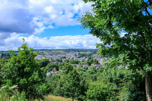 Kendal Kalesi Nden Kendal Cityscape Manzarası Cumbria Ngiltere Ngiltere Şehir — Stok fotoğraf