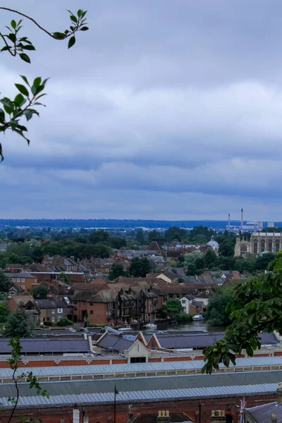 Pohled Pod Vysokým Úhlem Windsor Berkshire Anglie Velká Británie Cestovní — Stock fotografie