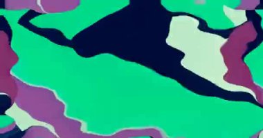 Glitch Psychedelic Abstract Background Of Trippy Art - Seamless loop