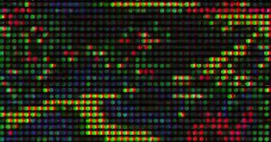 The Glitch Garden. Glitch Psychedelic Abstract Background Of Trippy Art - Seamless loop