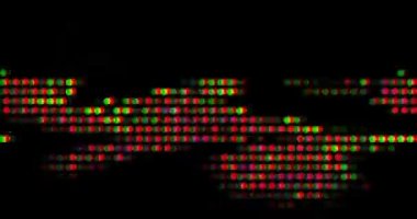 Electro-Optical Odyssey. Glitch Psychedelic Abstract Background Of Trippy Art - Seamless loop