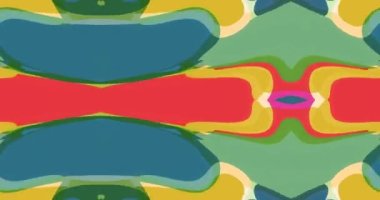 Pixelated Power  - Glitch Psychedelic Abstract Background Of Trippy Art - Seamless loop