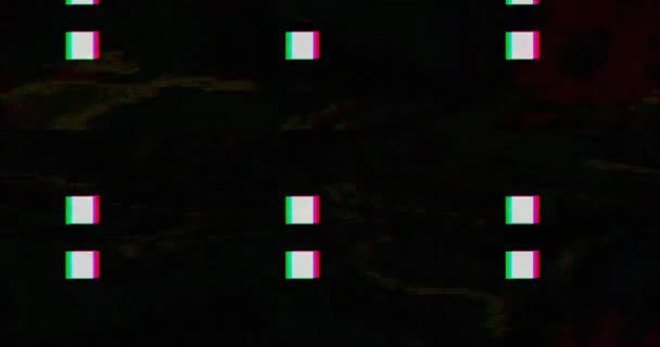 Technicolor Trance Panne Psychedelischen Abstrakten Hintergrund Der Trippy Art Nahtlose — Stockvideo