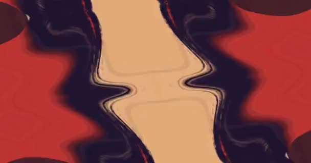 Techno Tribal Trance Glitch Psychedelic Abstrakt Bakgrund Trippy Art Sömlös — Stockvideo