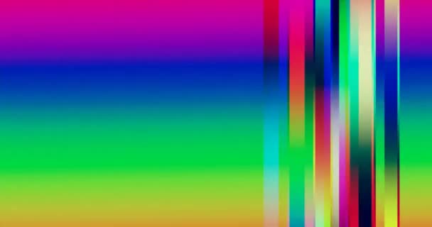 Electro Optical Excursion Glitch Psychedelic Abstract Background Trippy Art Seamless — ストック動画
